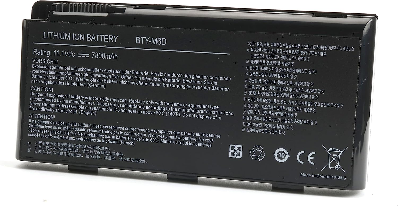 Pin dành cho MSI BTY-M6D 11.1V 7800mAh 87Wh