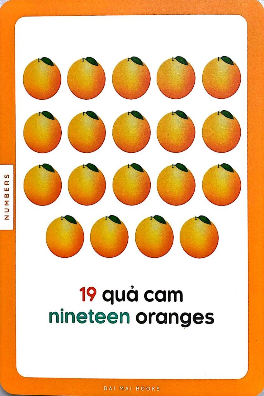 Sách - Flash Card - Thẻ Học Thông Minh Theo Phương Pháp Giáo Dục Sớm Glenn Doman - Số Đếm - Numbers