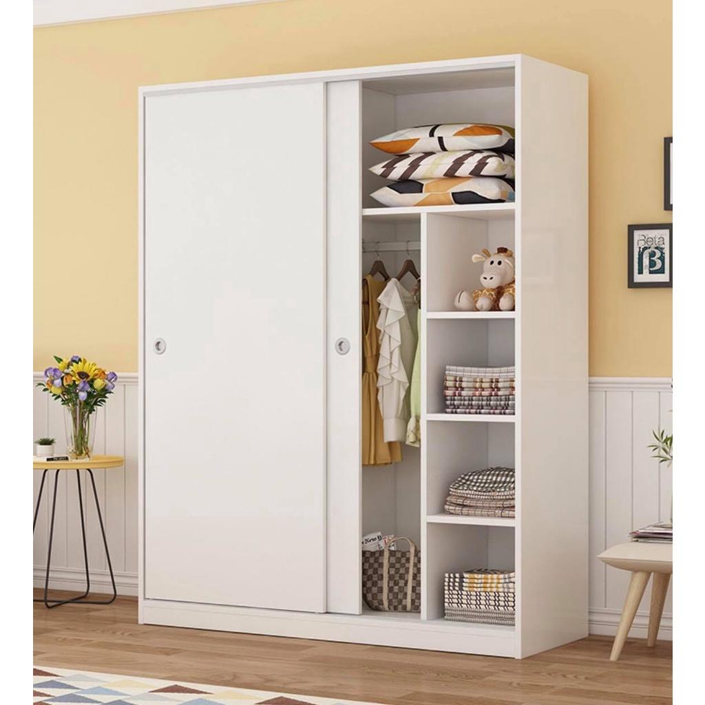 Tủ áo 2 cánh lùa 1m6x2m