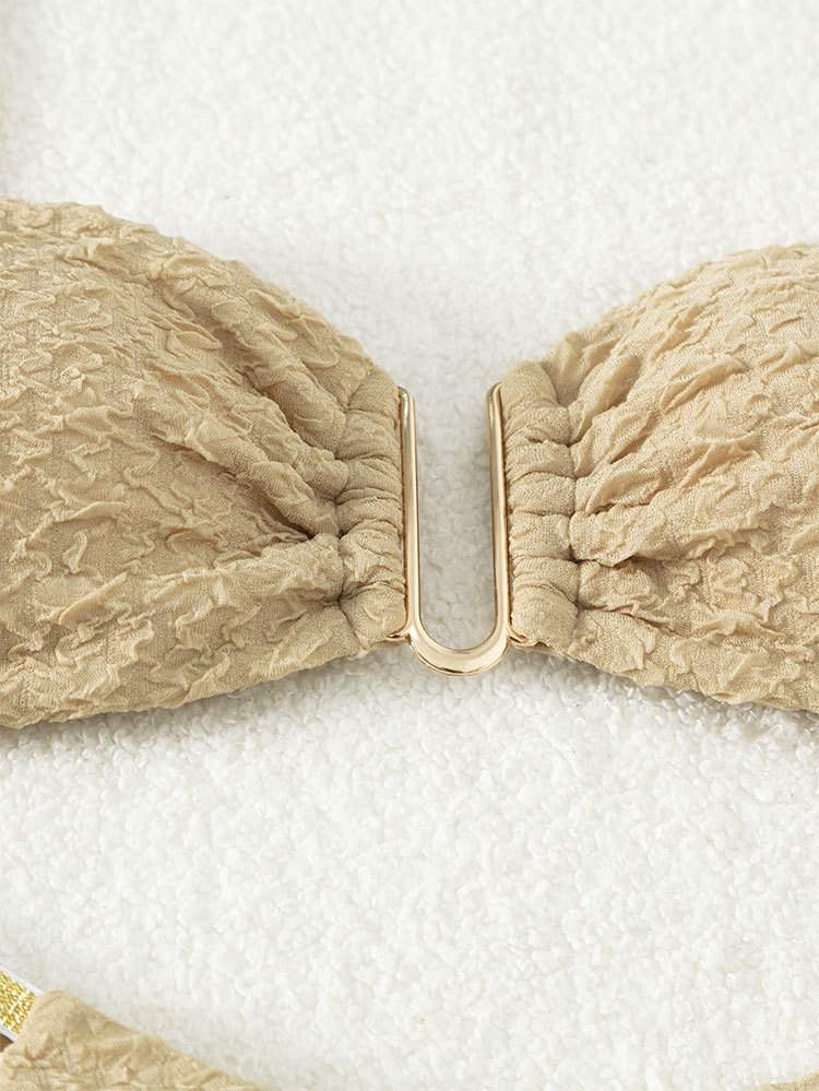 Mẫu Bikini hai mảnh Sling cạp cao hình chữ U chuẩn dáng chảnh