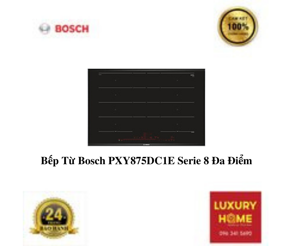 Bếp Từ Bosch PXY875DC1E Serie 8 Đa Điểm - Hàng Nhập Khẩu Đức