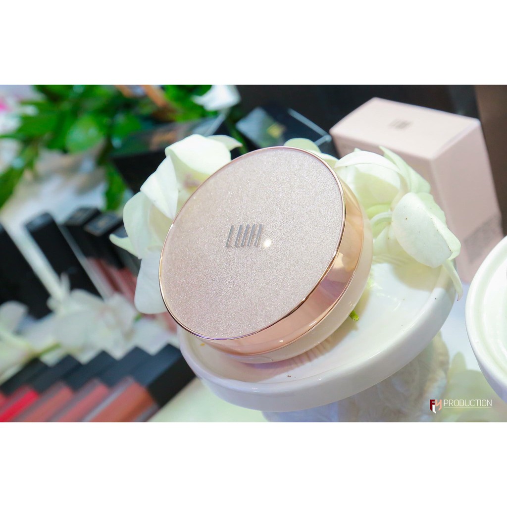 Phấn Nước trang Điểm Hàn Quốc Dành Cho Da Ngâm (LUA PINK AURA CUSHION) - Hộp Vỏ Màu Hồng 15g