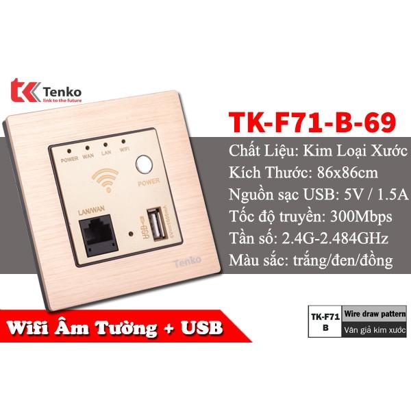 Chuẩn N 300mbps - Hỗ Trợ Repeater Thương Hiệu Nhật Bản TK-F71-B-69