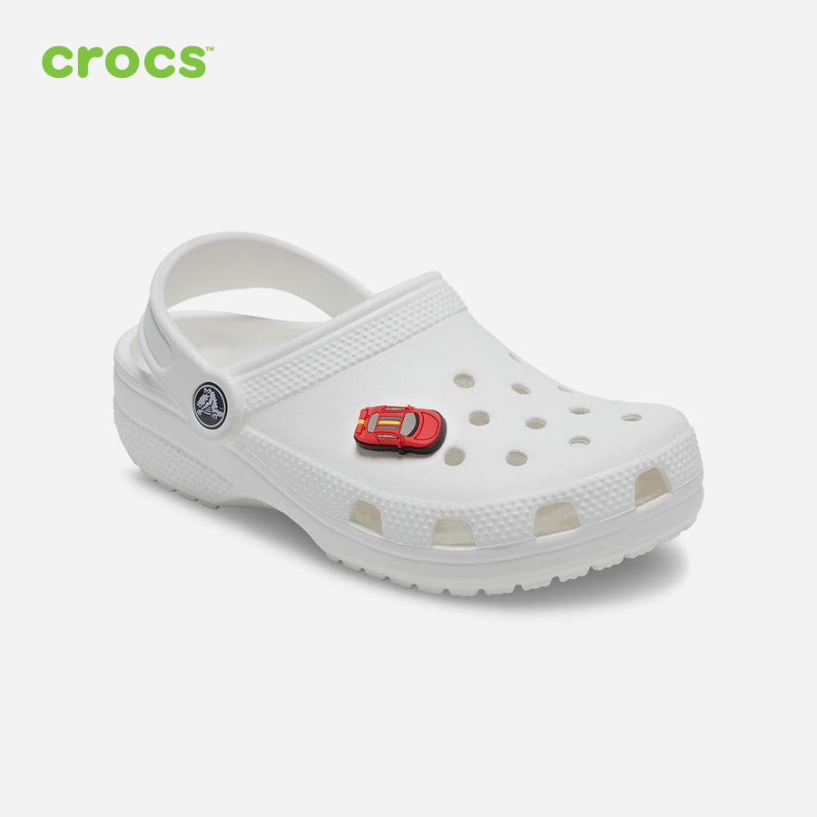 Huy hiệu jibbitz unisex Crocs Red Racecar