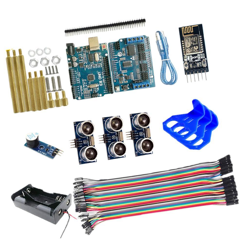 R3 Project Super Starter Kit R3 Board, WIFI module, Motor Driver Sheild, Ultrasonic Sensor for