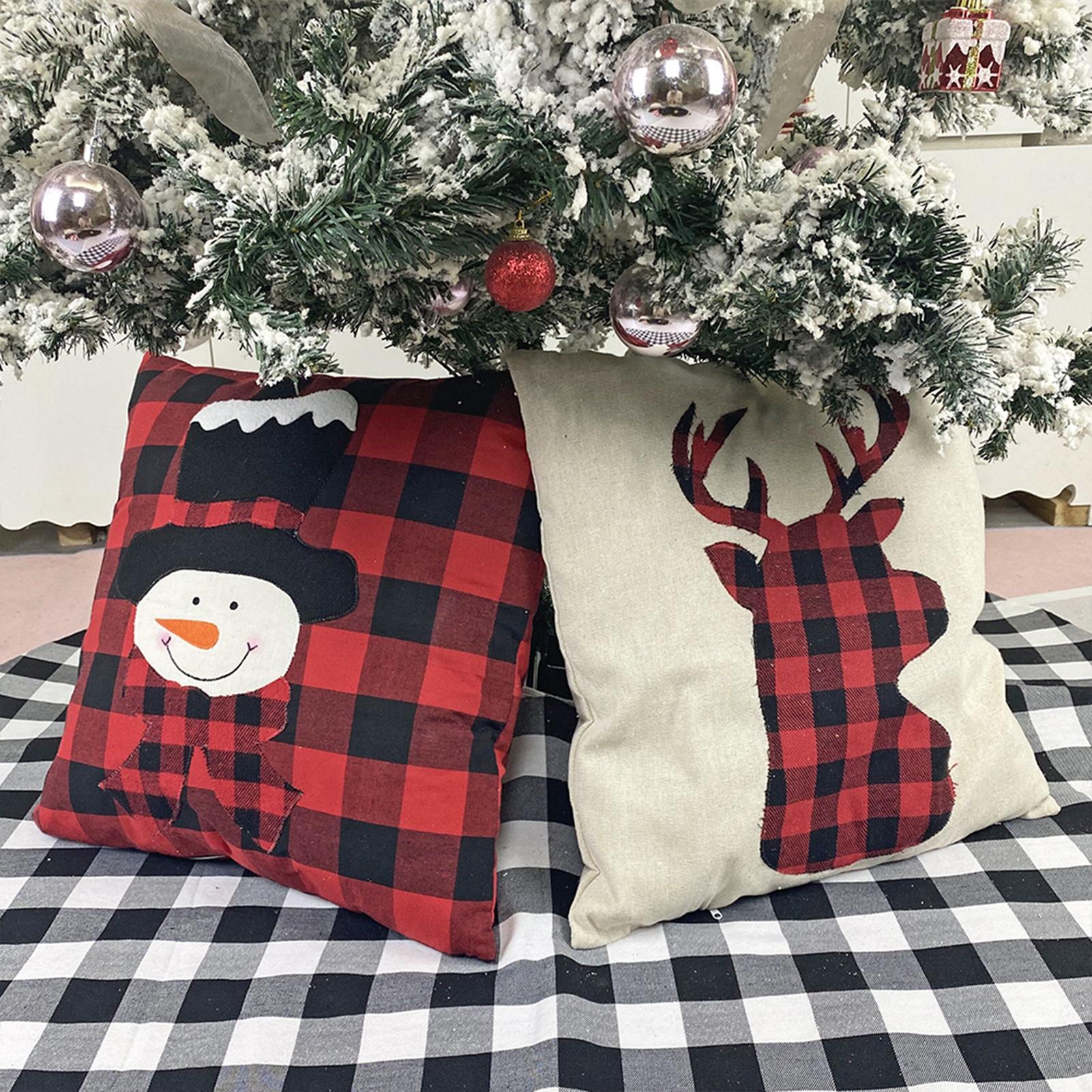 Áo gối bằng vải lanh phong cách trang trí gián sinh