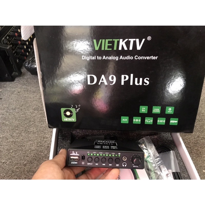 Bộ giải mã âm thanh VietKTV DA9 Plus - Hàng Chính Hãng