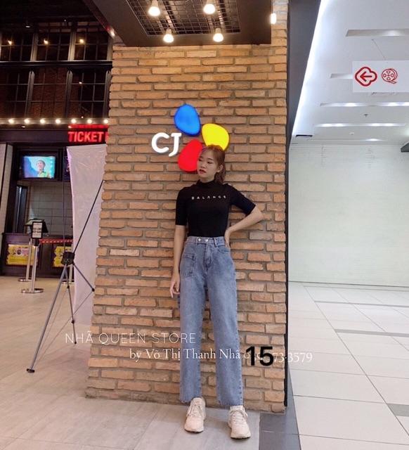 Quần Baggy JEANS ống suông