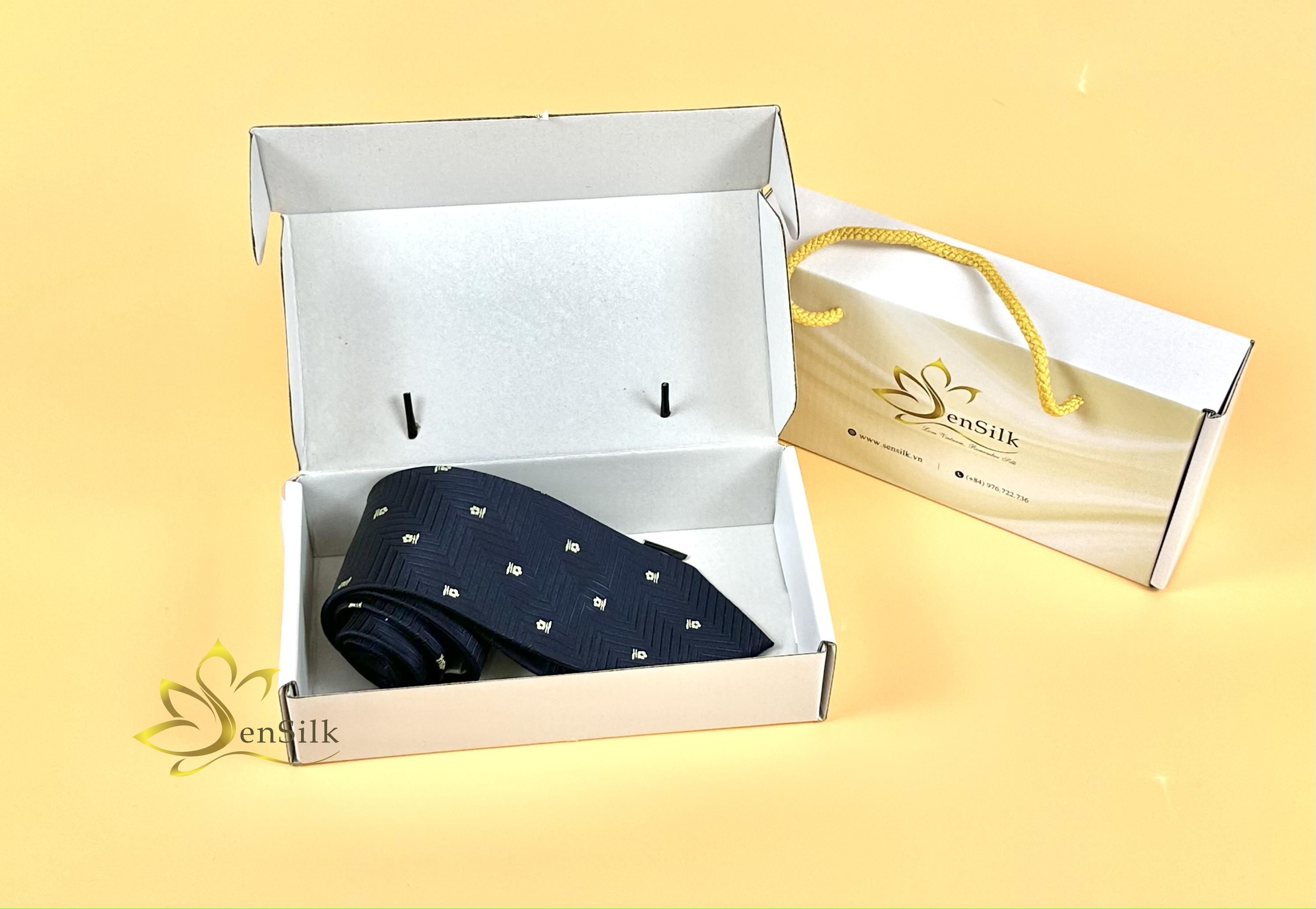 Cà Vạt Cao Cấp Cho Nam SenSilk CAVATS04 – Silk Caravat, Quà Tặng Sếp Nam