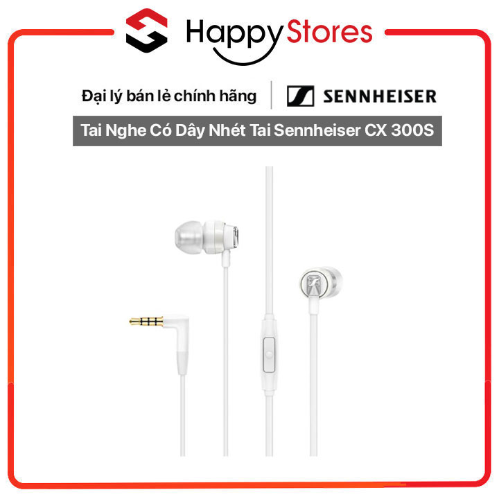 Tai Nghe Có Dây Nhét Tai Sennheiser CX 300S - Hàng chính hãng