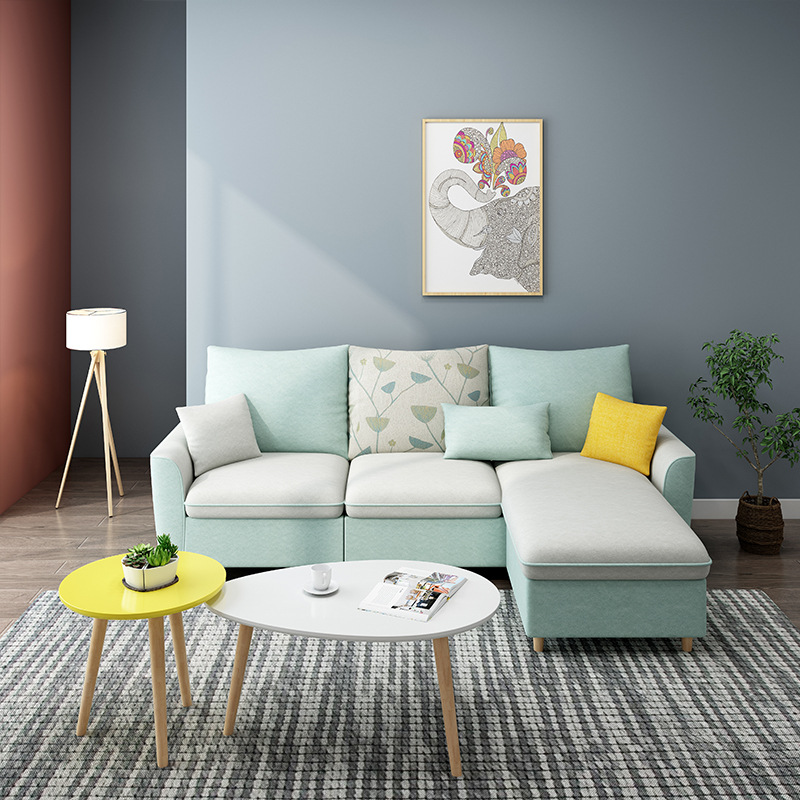Sofa Góc Phối Màu Tươi Sắc Nổi Bật DP-SG19