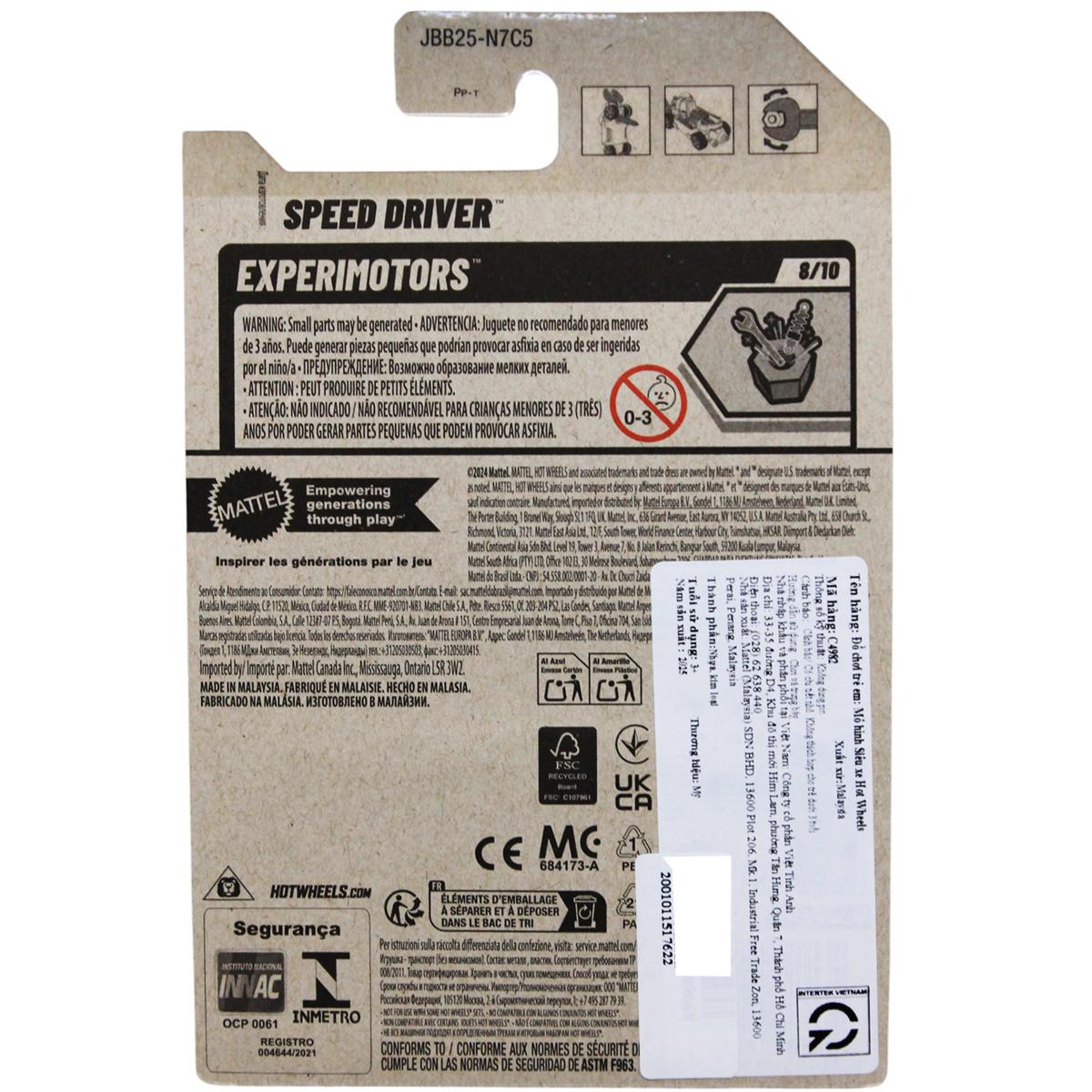 Siêu Xe Hot Wheels C4982 - 206/250 - Speed Driver