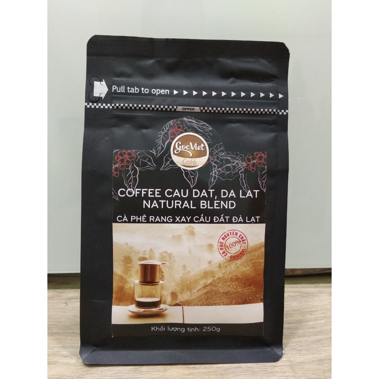 Cà phê Arabica Cầu  Đất Đà Lạt - 250 g