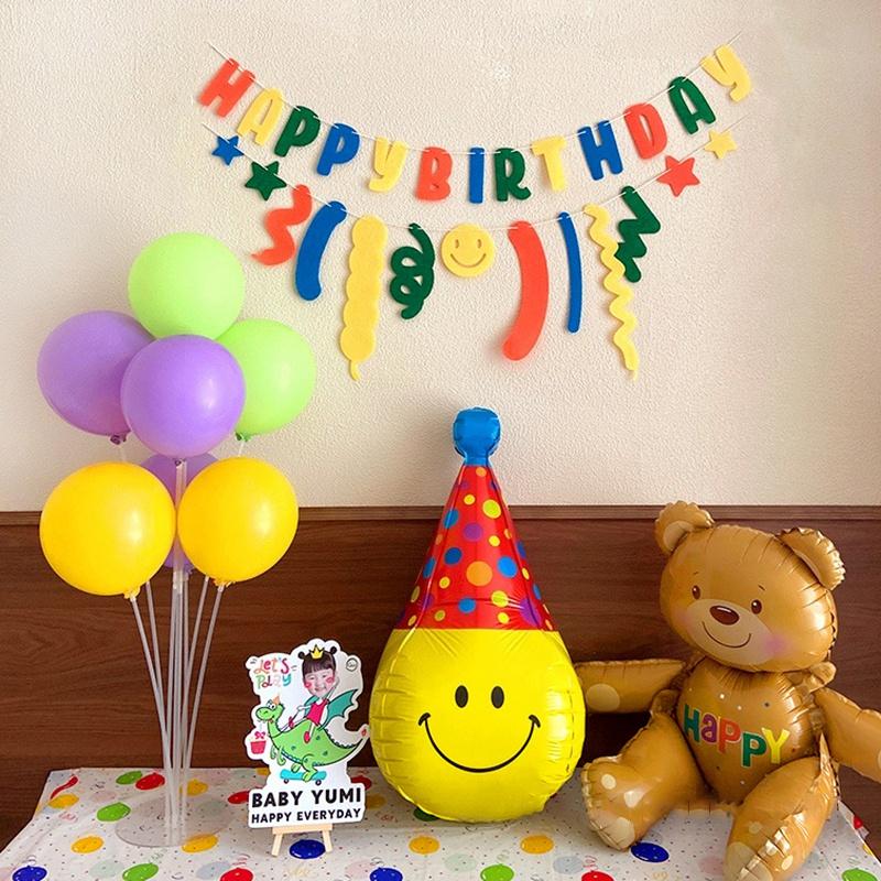 Dây chữ HPBD trang trí sinh nhật nhiều màu sắc