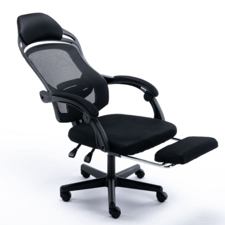 Ghế Văn Phòng Lưng Lưới Tản Nhiệt. Ghế Gaming Cao Cấp - Chân Xoay 360° - Có Gác Chân