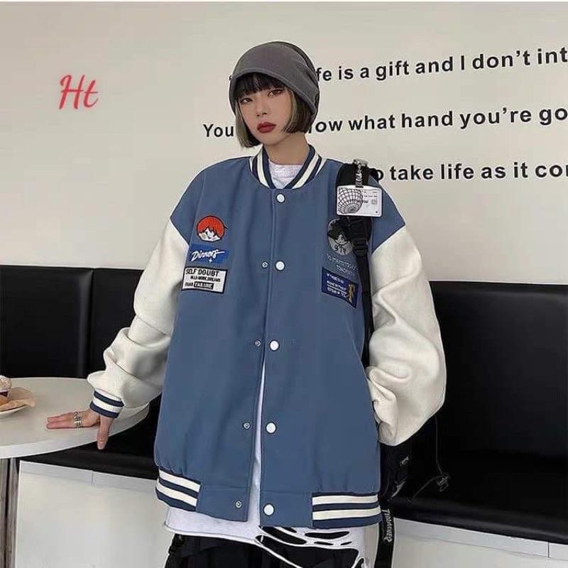 Áo bomber thêu cậu bé H2A