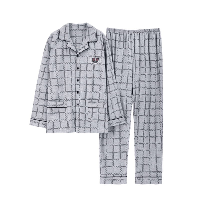 Đồ bộ PIJAMA Nam dài tay họa tiết sọc Caro, chất Cotton 100%, hàng cao cấp style Hàn Quốc thời thượng