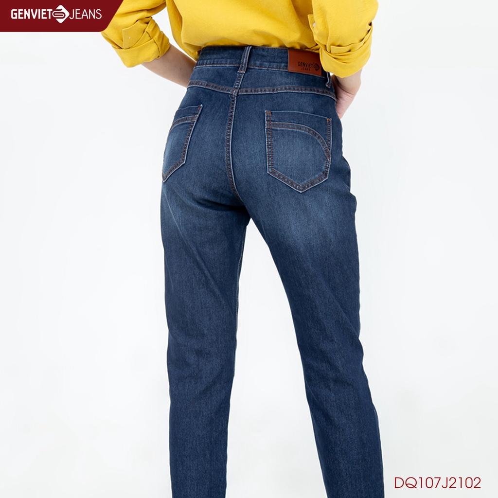 Quần Dài Jeans Nữ GENVIET DQ107J2102