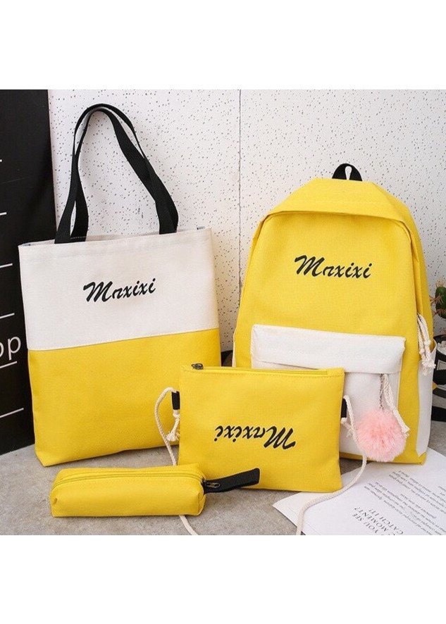 Bộ Combo 4 món Balo-Túi Tote-Bóp Ví thời trang Maxixi BL202