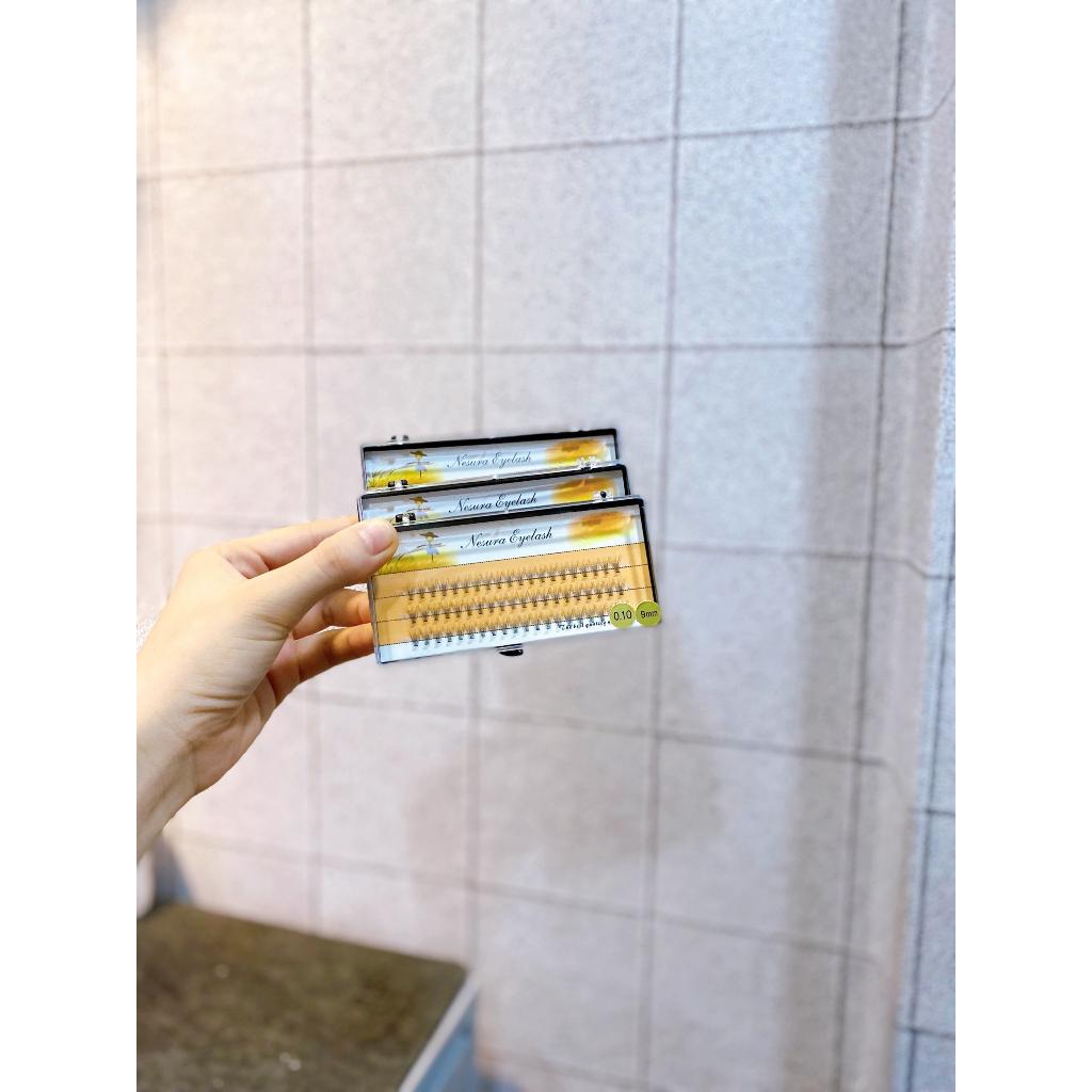 Hộp lông mi giả Nesura chùm đuôi cá sợi mi siêu nhẹ mềm mượt dành cho makeup trang điểm chuyên nghiệp - HIty Beauty