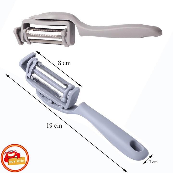 Dụng cụ nạo vỏ rau củ quả 3 lưỡi xoay