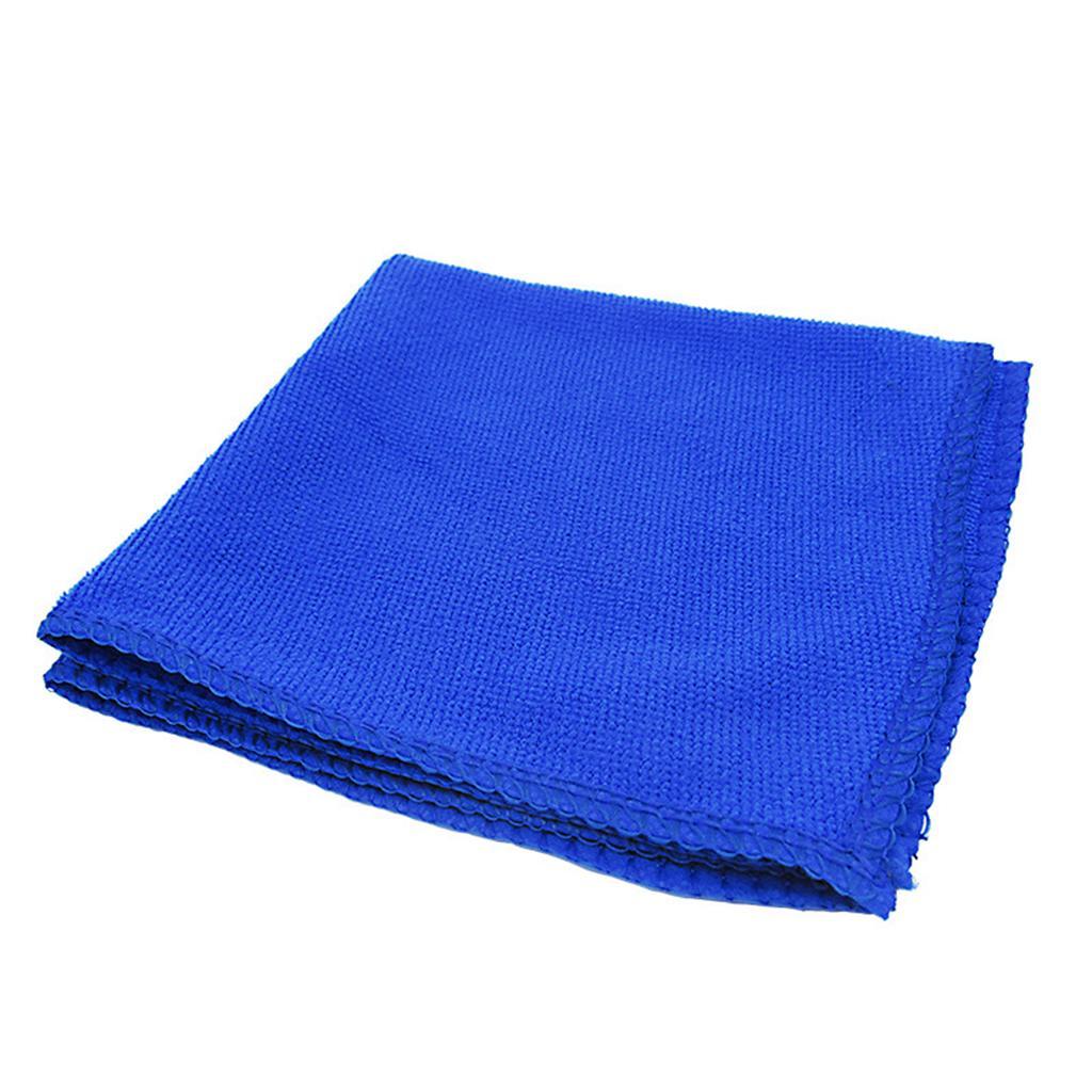 2xBlue Car Cleaning Towel Microfiber Auto Detailing Towel