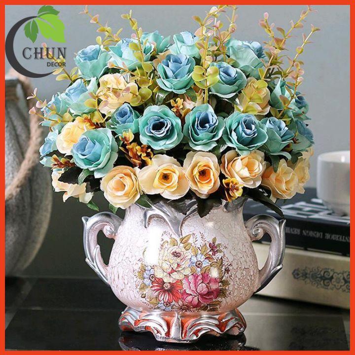 Bình cắm hoa cao cấp, bình hoa Decor sang trọng phong cách Châu Âu cao 14cm