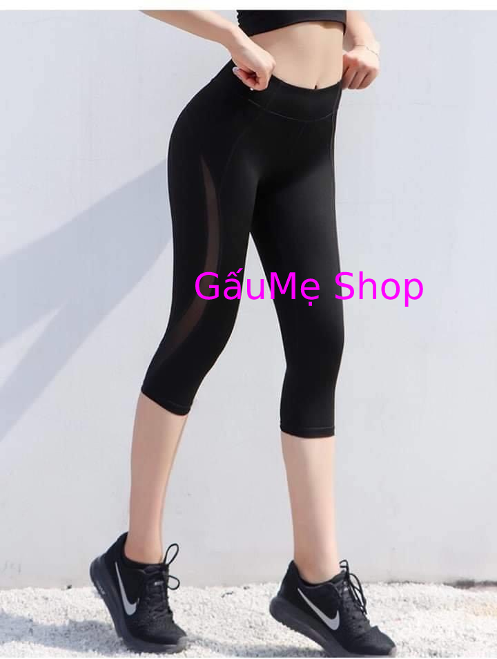 QUẦN LEGGING LỬNG NỮ VẢI THUN LẠNH LOẠI 1 SIÊU CO GIÃN