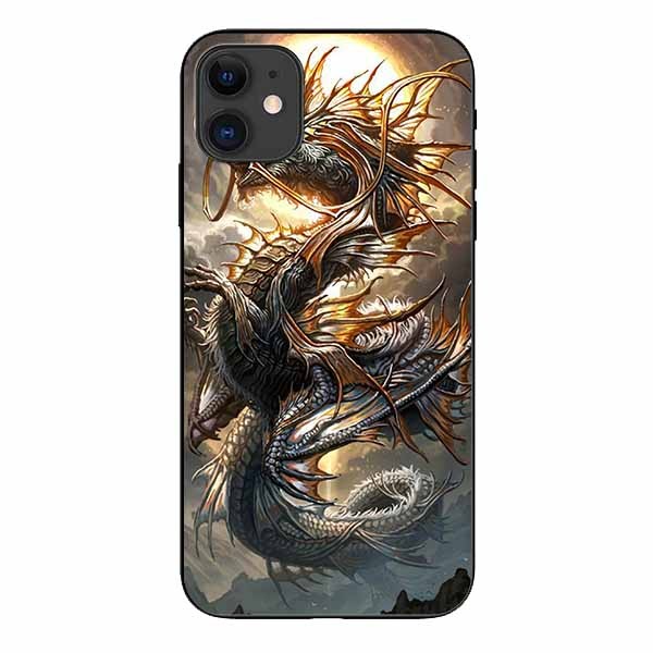 Ốp lưng in cho Iphone 11   Rồng Trăng