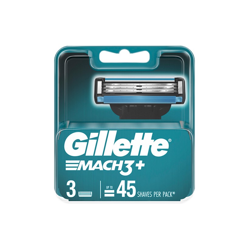 Dao Cạo Râu GILLETTE Mach3 Classic Cùng Bộ 3 Lưỡi Dao Thay Thế Và Bọt Cạo Râu Hương Chanh Chai 75g