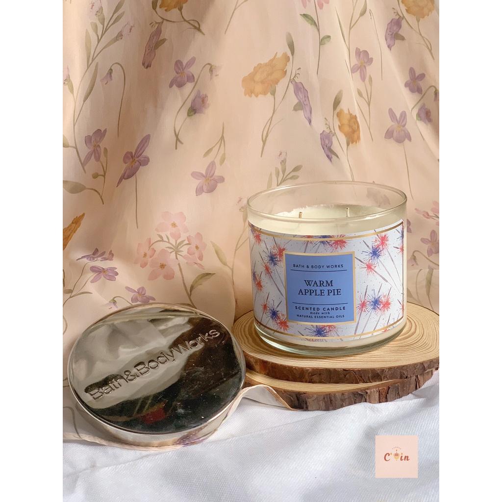 (BBW 3 bấc) Nến thơm Bath and Body Works 3-wick candles 411g hàng Mỹ - Tone Summer hương hoa cỏ,trái cây, trà bánh, kem