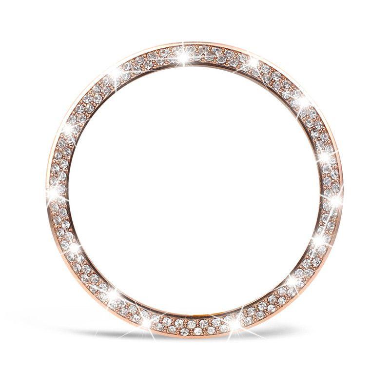 Khung viền bezel đính hạt 42mm và dây Milanese 20mm dành cho Samsung Galaxy Watch 4 42mm