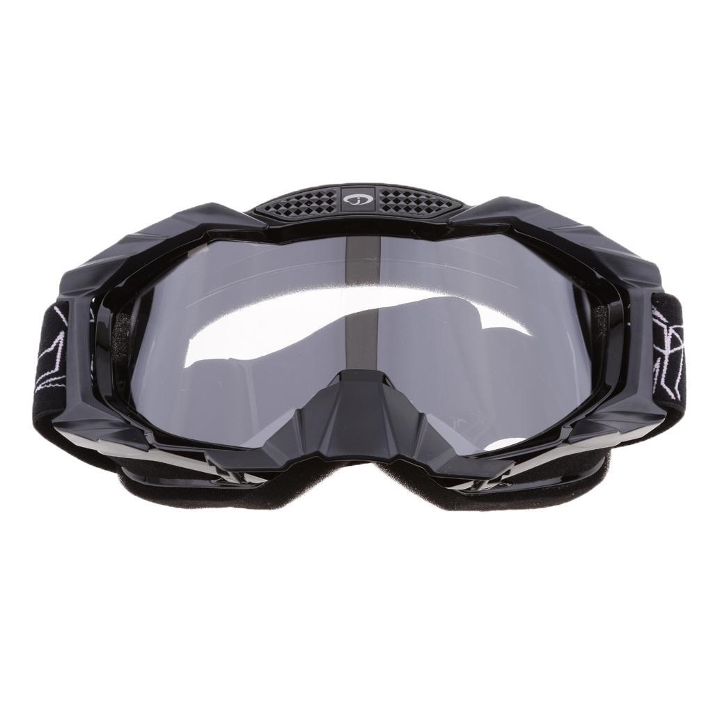 Motorcycle Windproof Anti-Fog Dustproof Goggles Clear Lens