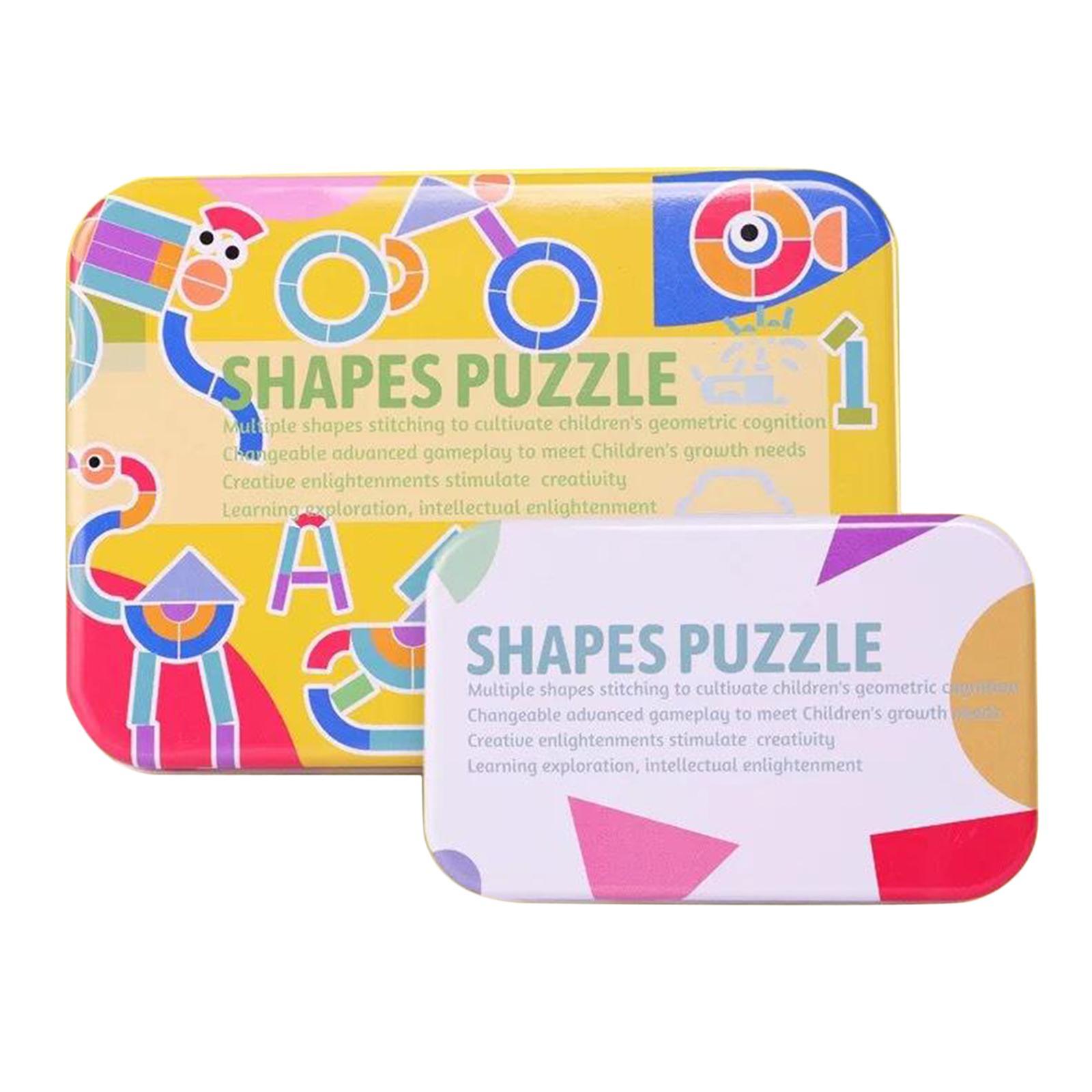 Tangram Pattern Blocks Puzzle Educational Jigsaw Toy