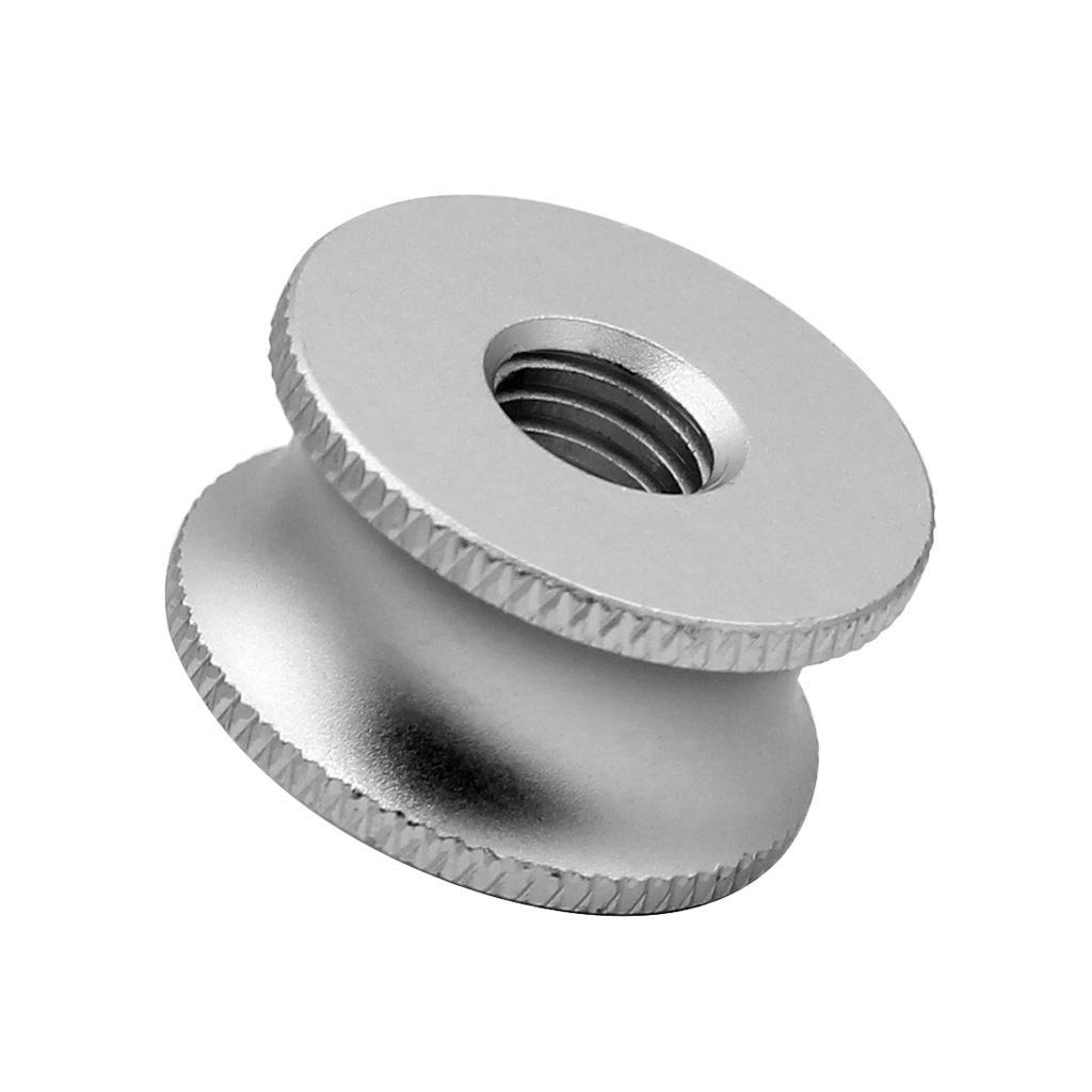 2pcs 1/4" Male to 3/8" Female Adapter Screw Tripod Ball Head Monopod - Gray