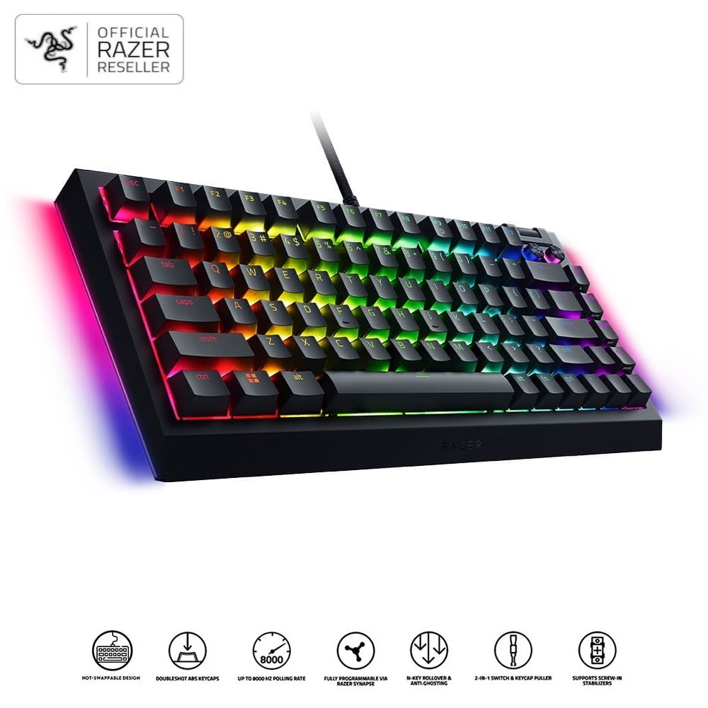 [Mới, hàng chính hãng] Bàn phím Razer BlackWidow V4 75