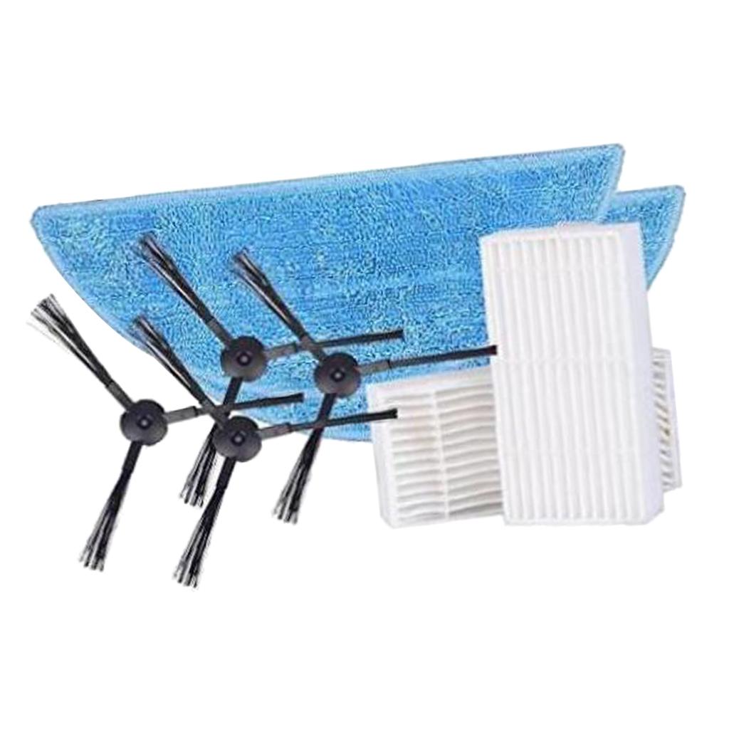 Sweeping Robot Parts ILIFE Replacement Kits Side Brush Hepa Filter Mop Cloth - Easy Install Environmentally Friendly Protection Material