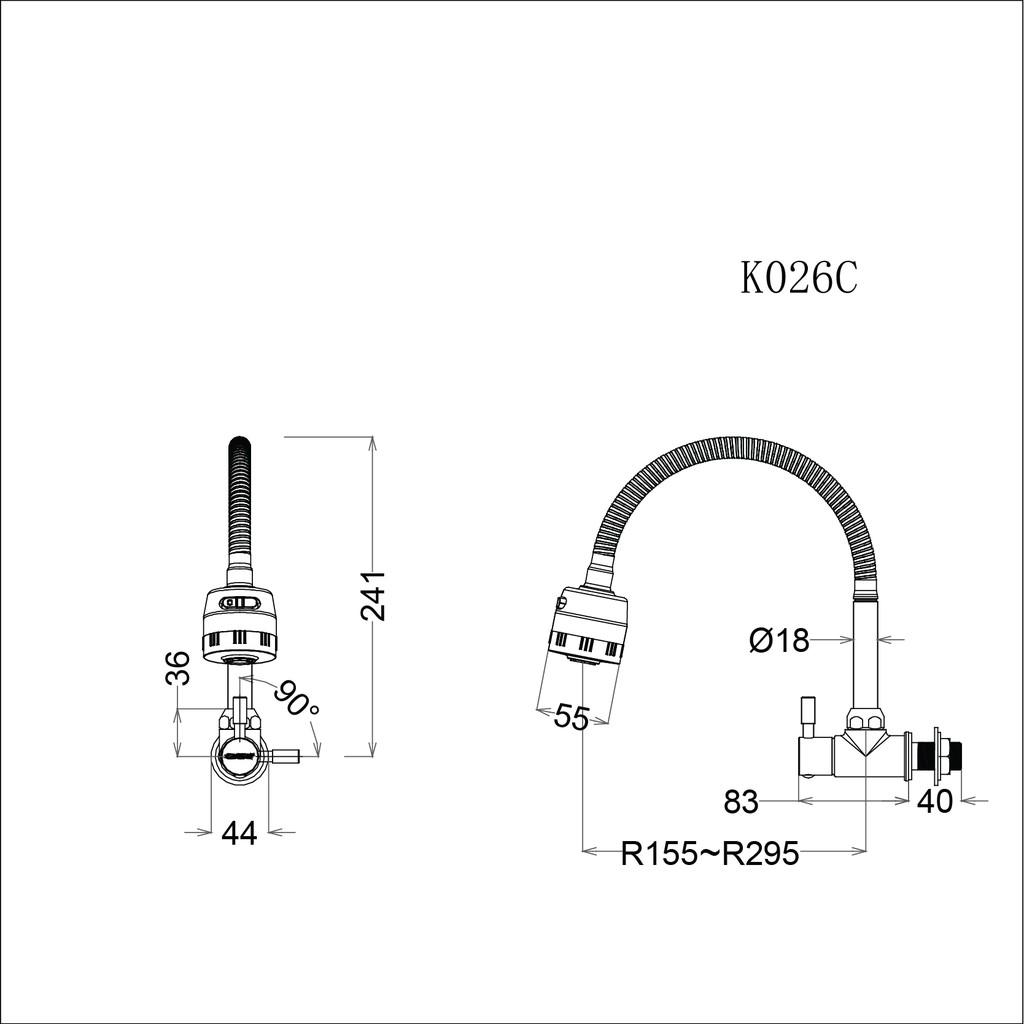Vòi Bếp Lạnh - K026C