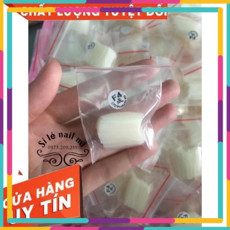 móng f4 bịch 10 móng học sơn gel học làm nail