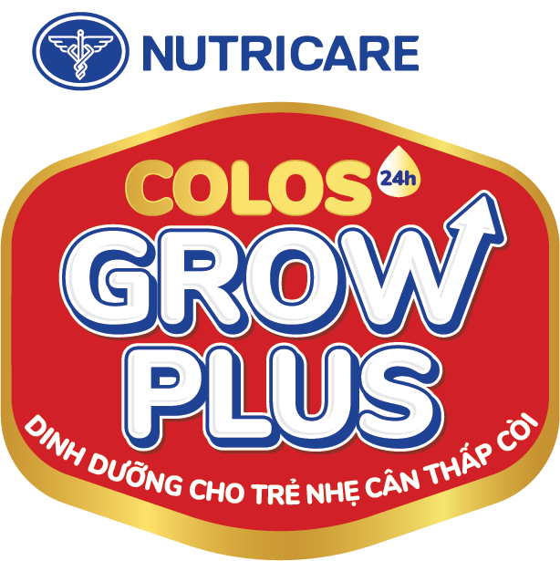 Sữa bột Nutricare Colos 24h Grow Plus 0+ giúp trẻ phát triển toàn diện