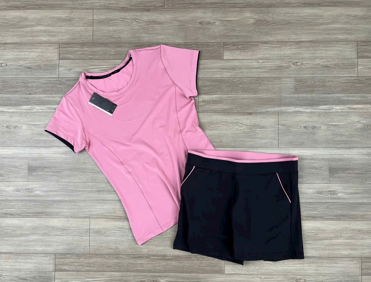 Áo Thun Quần Đùi Thể Thao Nữ Tập Thể Dục Chơi Tennis Chạy Bộ