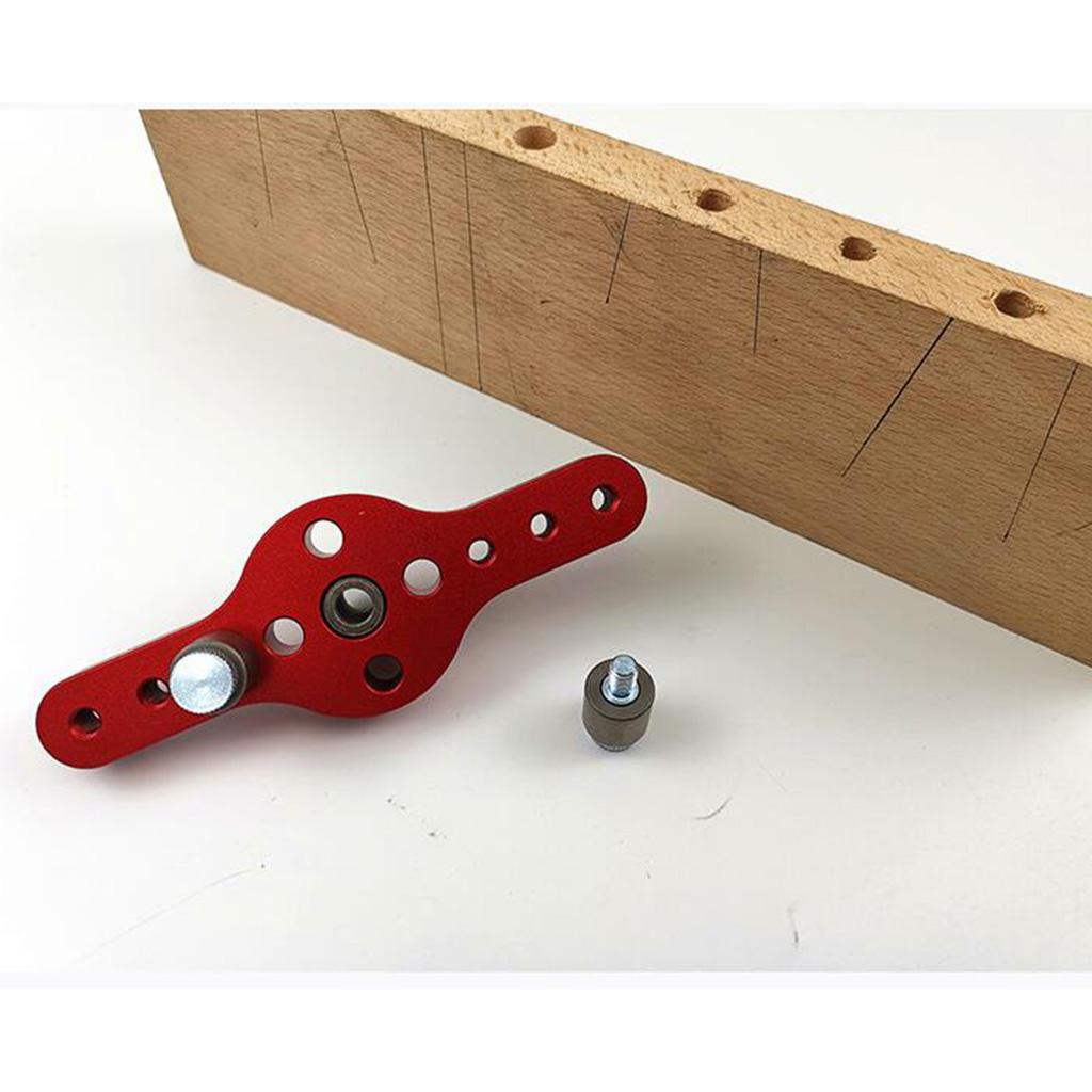 Woodworking Locator Puncher Self Centering Dowelling Jig Drill Sleeve Red