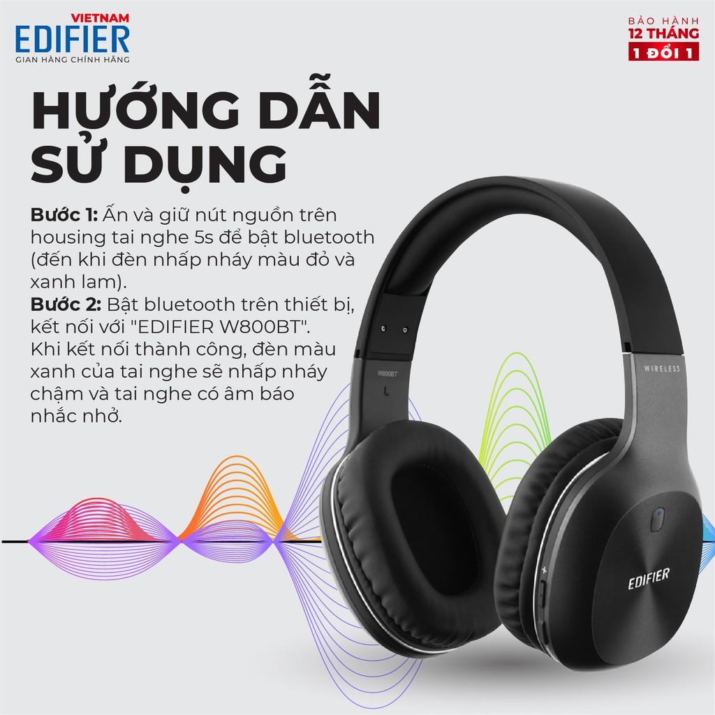 Tai nghe Bluetooth 5.1 thể thao EDIFIER W800BT Plus Chống ồn - Hàng chính hãng