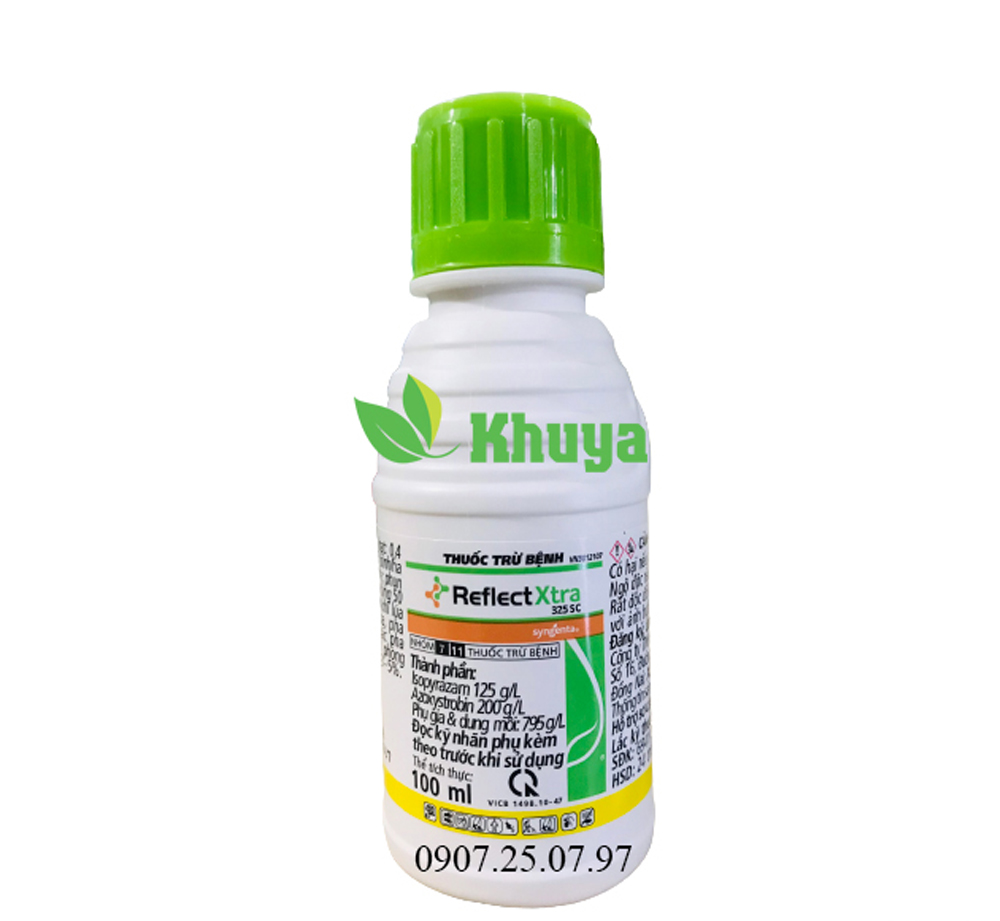 Thuốc trừ bệnh Reflect Xtra 100ml Syngenta Lem lép hạt và Đốm vằn