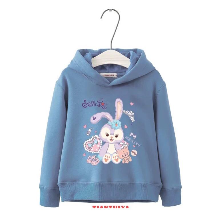 BẢNG MÀU 1 -Áo hoodie cho bé gái thỏ tím từ 9 đến 35kg , chất nỉ bông siêu xinh