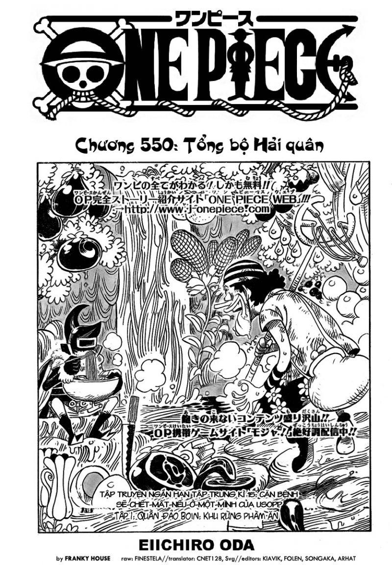 đảo hải tặc - one piece chapter 550 1