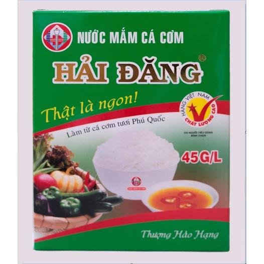 Hộp lốc 6 chai x 50ml – 45 độ – Nước Mắm Hải Đăng