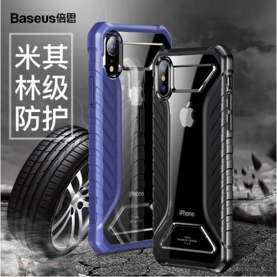Ốp lưng thể thao viền dẻo chống sốc dành cho iP XR/ Xs Max hãng Baseus - Hàng Chính Hãng