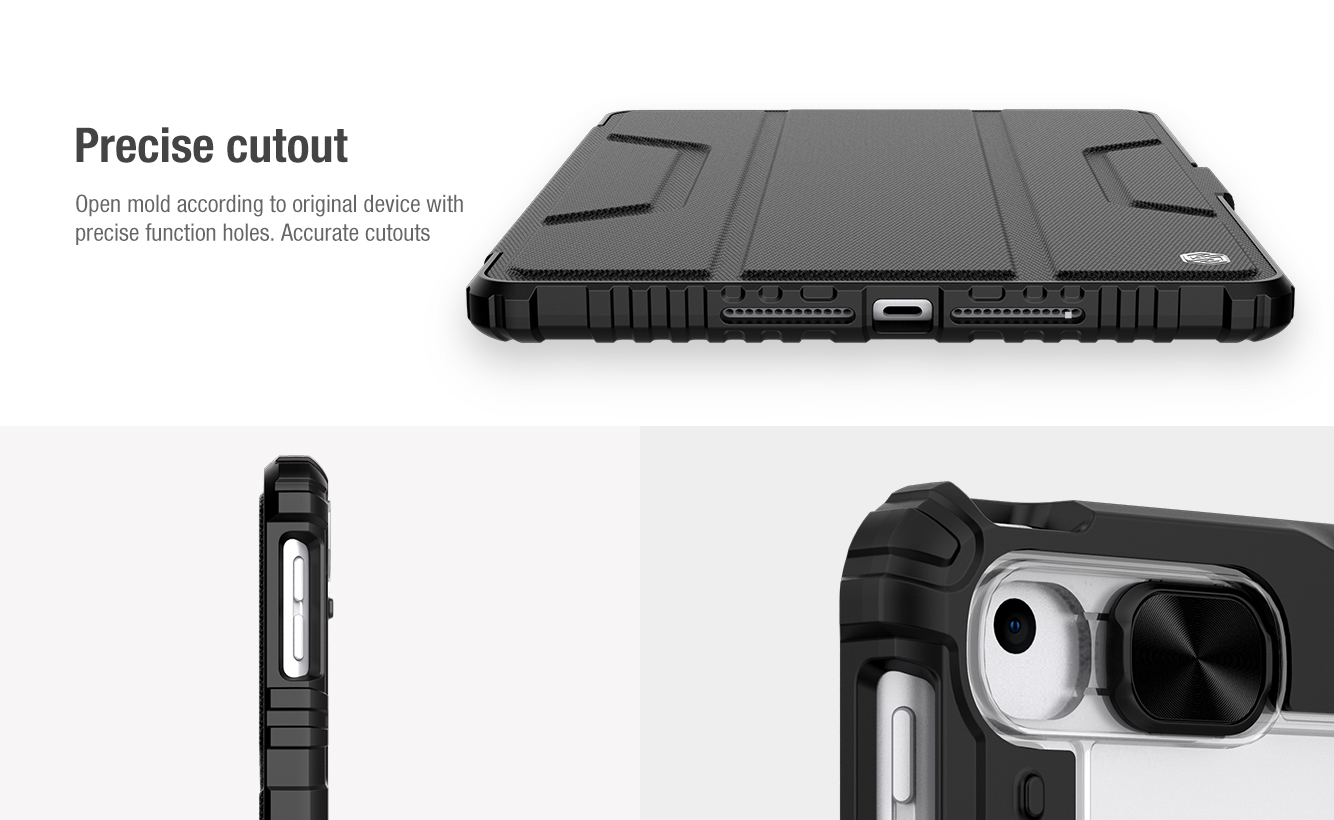 Bao da cao cấp cho iPad 10.2 inch 2019/2020 hàng chính hãng Nillkin Bumper Leather có nắp bảo vệ camera