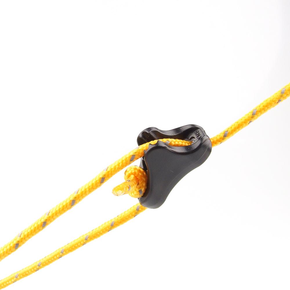 4x10 Triangle Guy Line Cord Tightner Runner Camping Tent Awning Rope Tensioner S